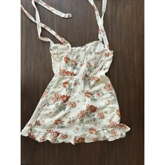 Reformation Dainty Dress XS Georgette Romantic Corset Floral - Picture 9 of 12